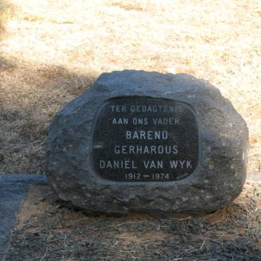 WYK Barend Gerhardus Daniel, van 1912-1974