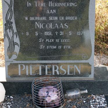 PIETERSEN Nicolaas 1951-1974