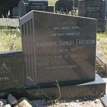 BOTHA Johannes Samuel Frederik 1907-1987 &amp; Cornelia Jacoba DU TOIT 1906-1972