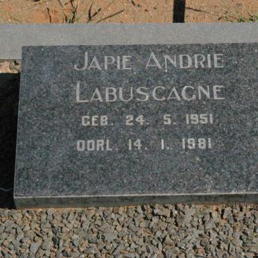 LABUSCAGNE Japie Andrie 1951-1981