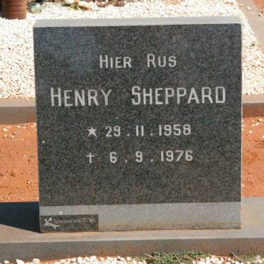 SHEPPARD Henry 1958-1976