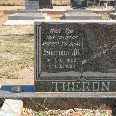 THERON Susanna M. 1892-1988