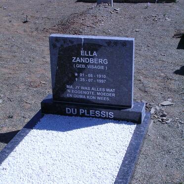 PLESSIS Ella Zandberg, du nee VISAGIE 1910-1997