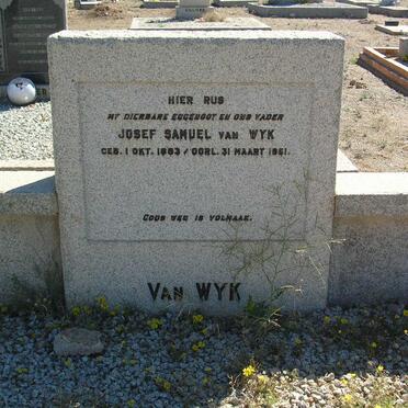 WYK Josef Samuel, van 1883-1951