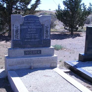 BOTES Alida Magdalena nee HUGO 1884-1951