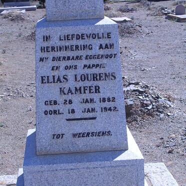 KAMFER Elias Lourens 1882-1942