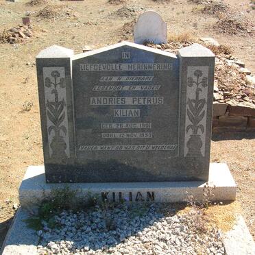 KILIAN Andries Petrus 1901-1950