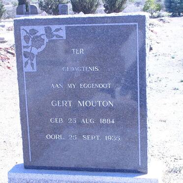 MOUTON Gert  1884-1935