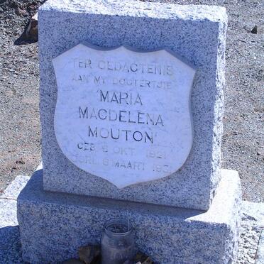 MOUTON Maria Magdelena  1921-1931