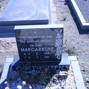 OOSTHUIZEN Margarethe 1906-1991