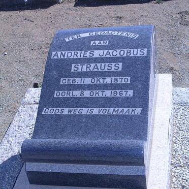 STRAUSS Andries Jacobus 1870-1967