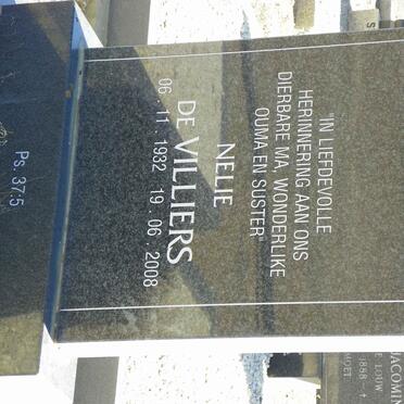 VILLIERS Nelie, de 1932-2008
