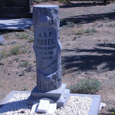 VISSER A.S.P. nee VAN DEN HEEVER 1889-1971