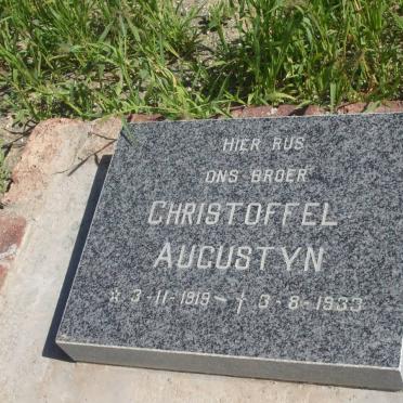 AUGUSTYN Christoffel 1919-1933