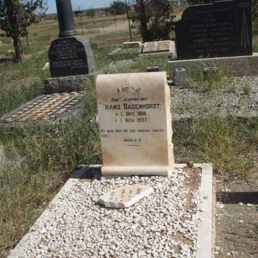 BADENHORST Frans 1918-1937