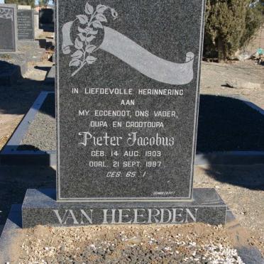 HEERDEN Pieter Jacobus, van 1903-1987