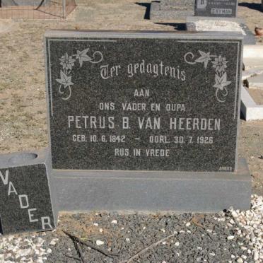 HEERDEN Petrus B., van 1842-1926