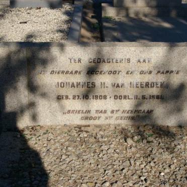 HEERDEN Johannes H., van 1908-1961