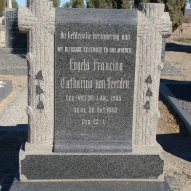 HEERDEN Engela Francina Catharina nee VICTOR 1905-1953
