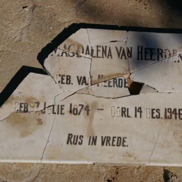 HEERDEN Magdalena, van nee VAN HEERDEN 1874-1946