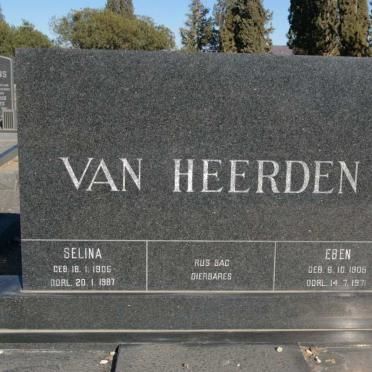 HEERDEN Eben, van 1905-1971 &amp; Selina 1905-1987