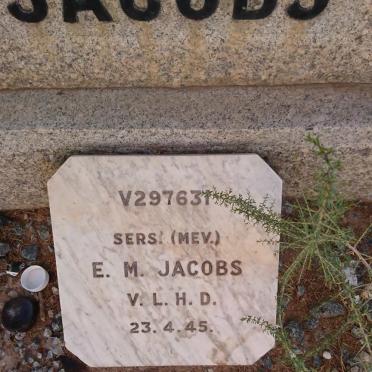 JACOBS E.M. nee ROUX 1924-1945