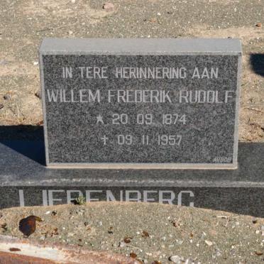 LIEBENBERG Willem Frederik Rudolf 1874-1957