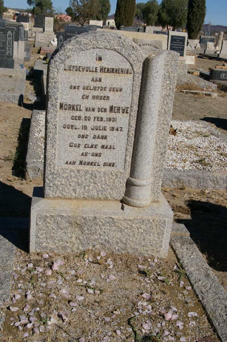 MERWE Morkel, van der 1931-1947