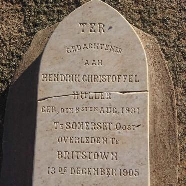 MULLER Hendrik Christoffel 1831-1905