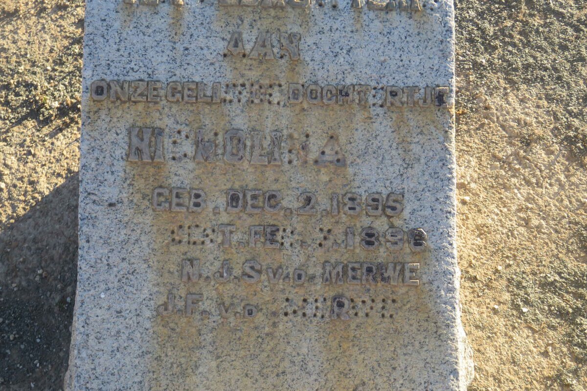 MERWE Nicholina, van der 1895-1896