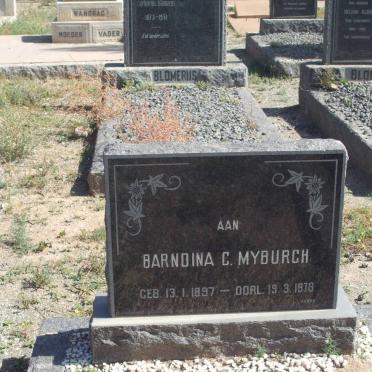 MYBURGH Barndina C. 1897-1978