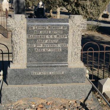 MERWE Marianne, v.d. nee BAYLY -1936