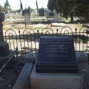 MUGGLESTONE Marianne nee V.D. MERWE 1895-1949