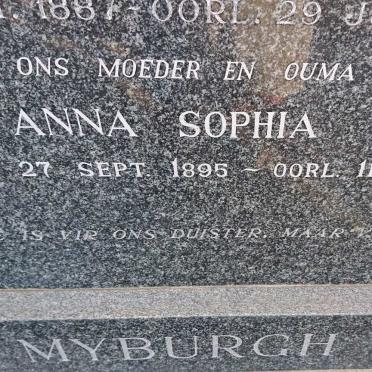 MYBURGH Nicolaas Johannes 1887-1952 &amp; Anna Sophia MYBURGH 1895-1980