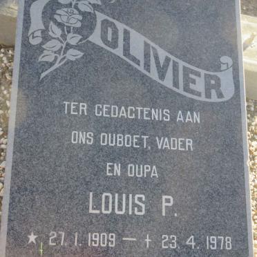 OLIVIER Louis P. 1909-1978