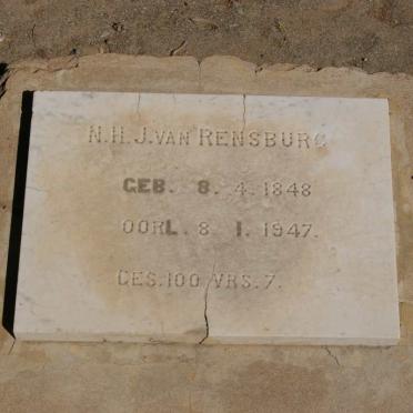 RENSBURG N.H.J., van 1848-1947
