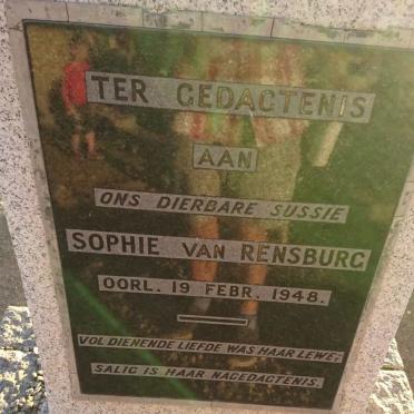 RENSBURG Sophie, van -1948