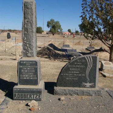 ROBBERTZE Jan Hendrik 1860-1935 &amp; Helena Dorathea VAN HEERDEN 1878-1945