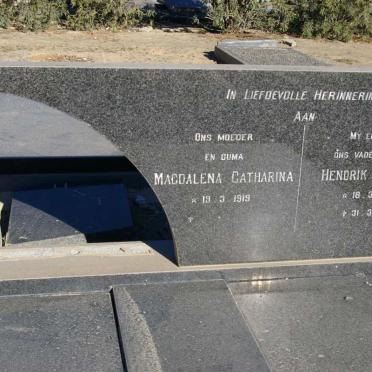 RUST Hendrik Jacobus 1904-1981 &amp; Magdalena Catharina 1919-