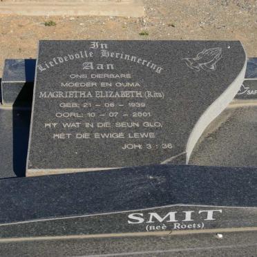 SMIT Magrietha Elizabeth nee ROETS 1939-2001