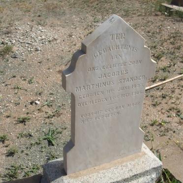 STANDER Jacobus Marthinus 1883-1906