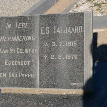 TALJAARD E.S. 1915-1976