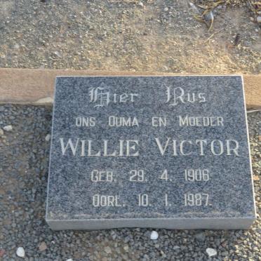 VICTOR Willie 1906-1987