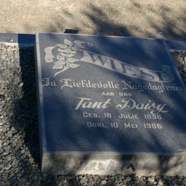 WIESE Daisy 1896-1986