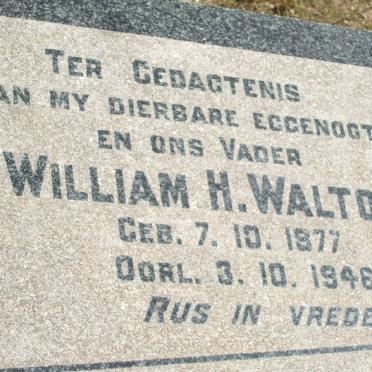 WALTON William H. 1877-1946