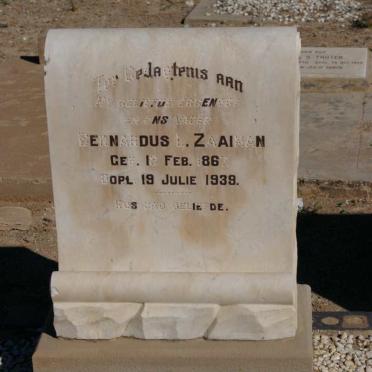 ZAAIMAN Bernardus L. 1867-1939