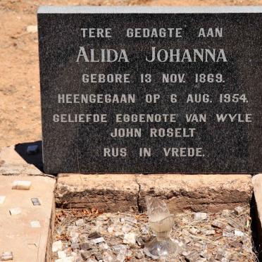 ROSELT Alida Johanna 1869-1954