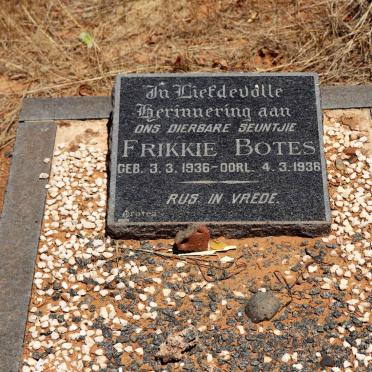 BOTES Frikkie 1936-1936