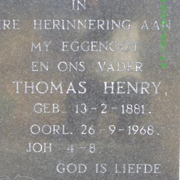 SINDEN Thomas Henry 1881-1968 &amp; Petronella Jacoba VILJOEN 1894-1974