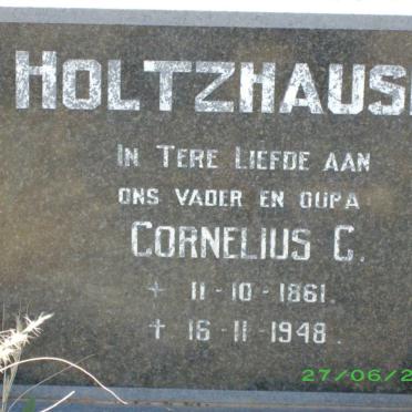 HOLTZHAUSEN Cornelius G. 1861-1948 